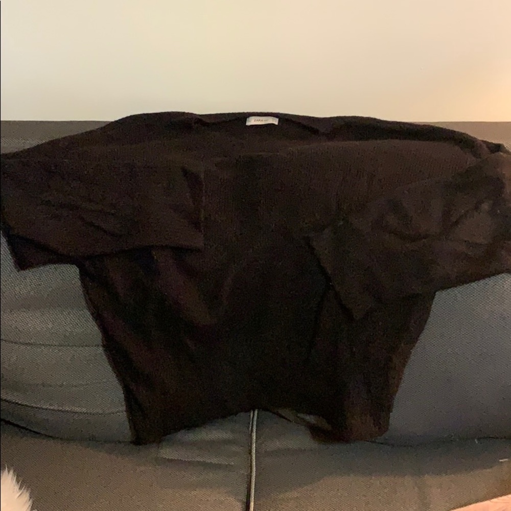 COPY - Zara Knit collection black sweater